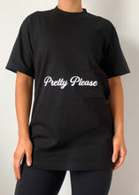 Load image into Gallery viewer, BLACK Pretty Please Tee